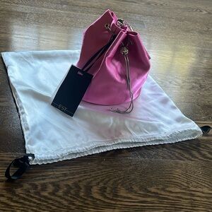 Italian made satin mini bag